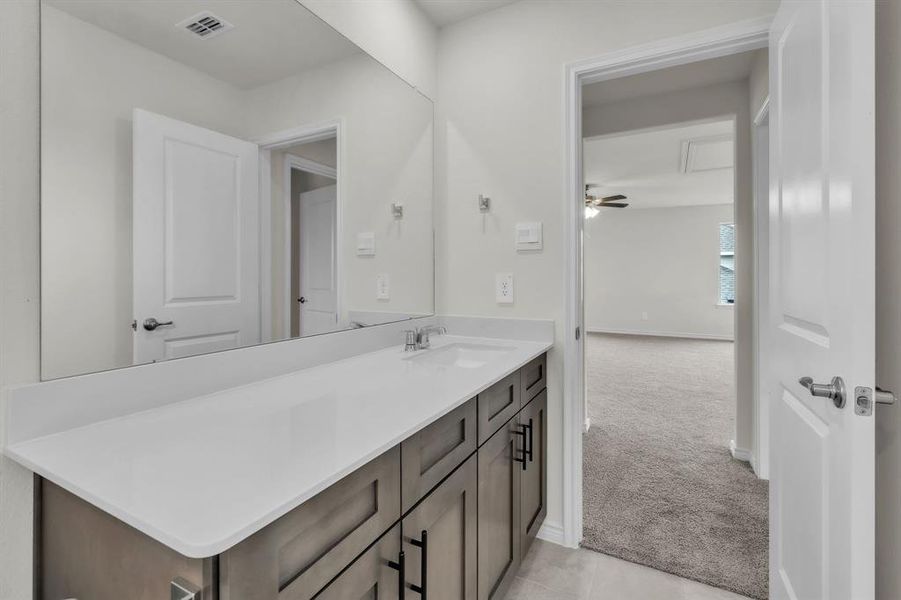 Furnished interior view inside a new home in The Landing at Hidden Lakes, McKinney (Image 5).