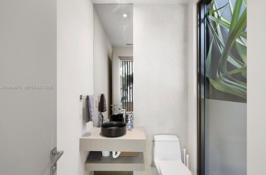 Furnished interior view inside a new home in , Miami (Image 31).