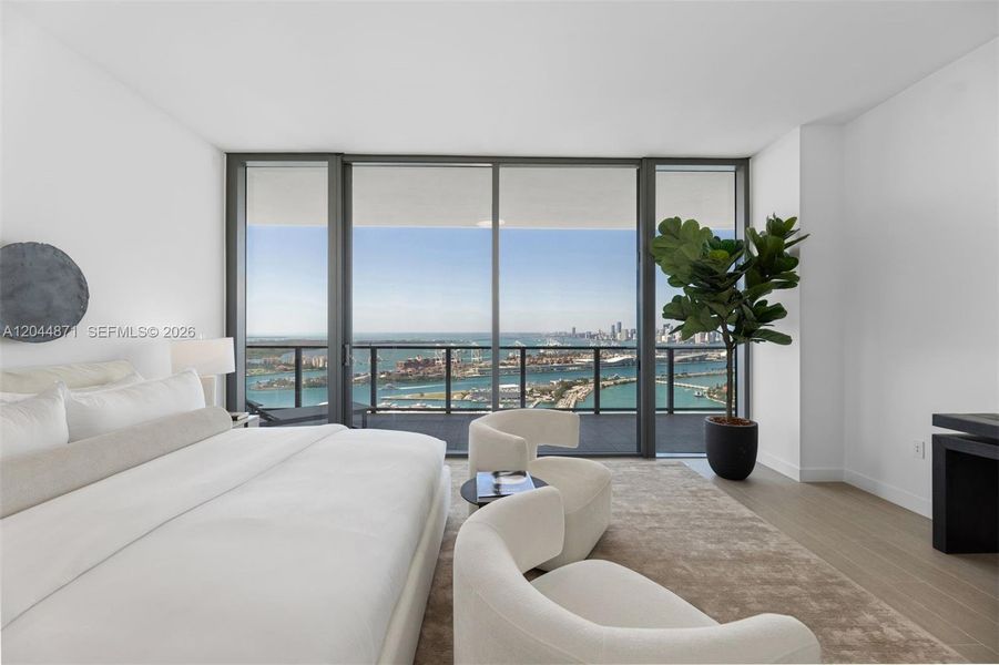 Furnished interior view inside a new home in , Miami Beach (Image 16).