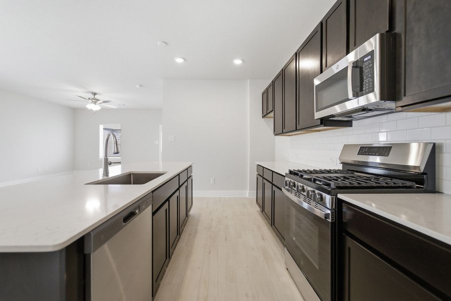 Furnished interior view inside a new home in Bluestem, Brookshire (Image 11).