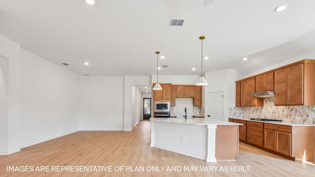 Furnished interior view inside a new home in Rosenbusch Ranch, Leander (Image 8).