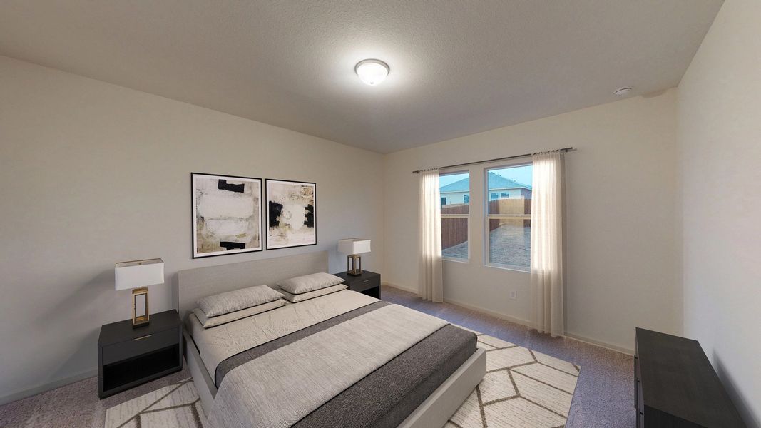 Representative furnished interior of a home built from the Polaris by Starlight Homes in Noble Ridge, Howe (Image 7).