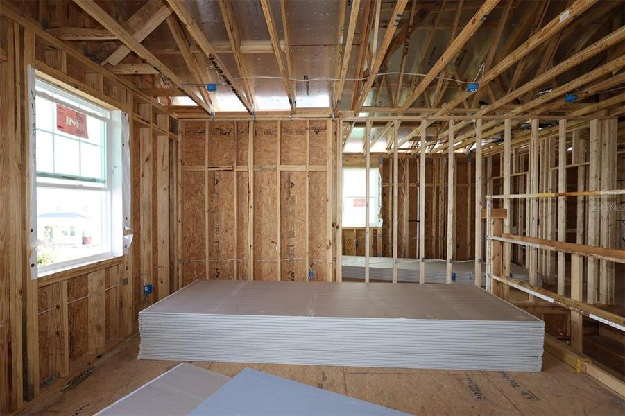 In-progress construction of a new home in Center Lake on the Park, St. Cloud, FL (Image 15). In-progress construction of a new home in Center Lake on the Park, St. Cloud, FL (Image 15).