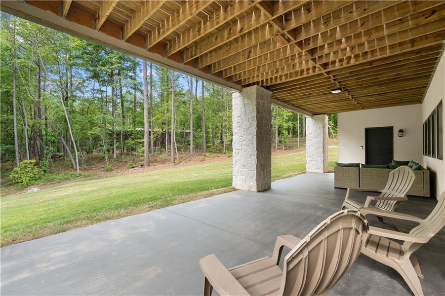 Exterior details and patio area of a home in , Whitesburg (Image 32).