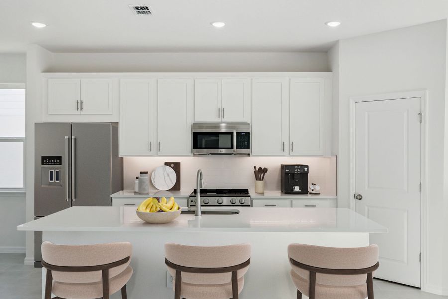 Representative furnished interior of a home built from the Florence by Hartizen Homes in Estes Reserve, Eustis (Image 7).
