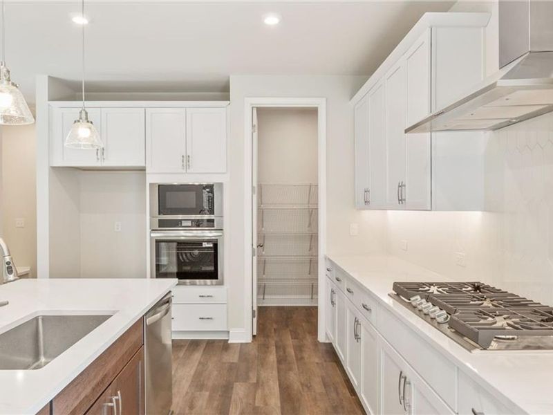 Furnished interior view inside a new home in Melody Lakeside Estates, Buford (Image 10).