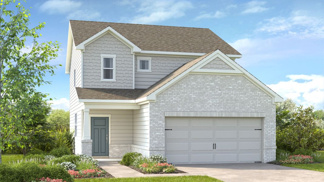 Representative exterior photo of a completed home built from the Jefferson by Taylor Morrison in Heritage River, Euharlee, GA (Image 17).