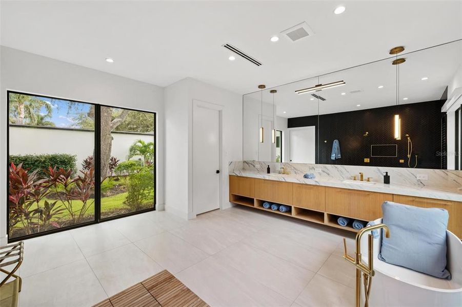 Furnished interior view inside a new home in , Sarasota (Image 9).