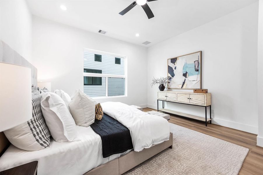Furnished interior view inside a new home in , Houston (Image 29).