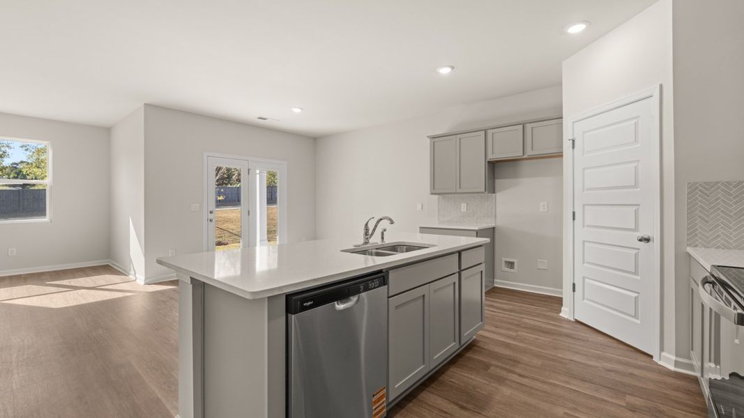 Furnished interior view inside a new home in Champion's Run, Lithonia (Image 6).