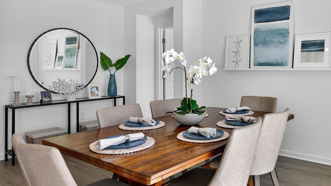 Representative furnished interior of a home built from the CALI by D.R. Horton in Sawmill Branch Express, Palm Coast (Image 13).