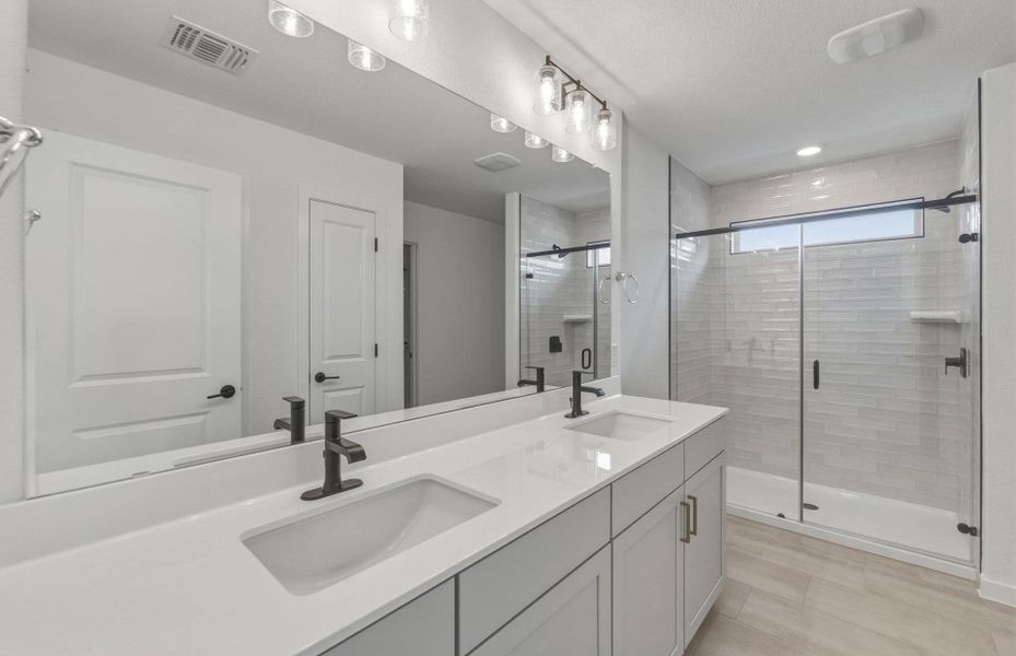 Furnished interior view inside a new home in Santa Rita Ranch, Liberty Hill (Image 14).