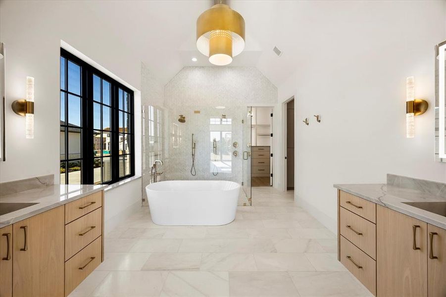 Furnished interior view inside a new home in , Heath (Image 9).