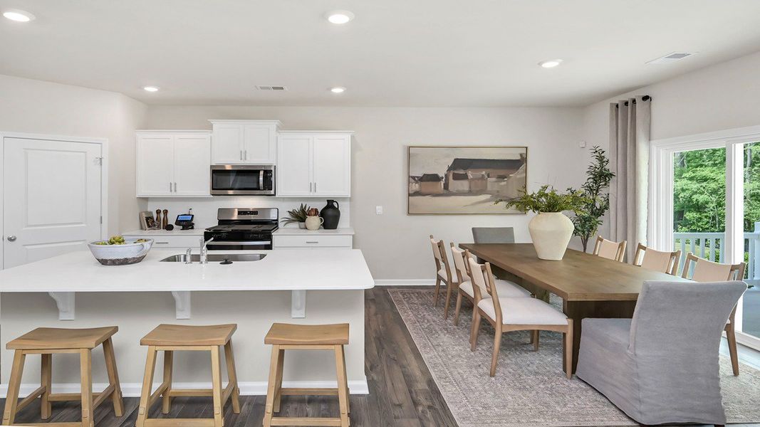 Furnished interior view inside a new home in Leatherstone, Blythewood (Image 12).