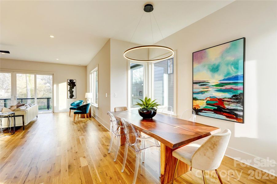 Furnished interior view inside a new home in , Charlotte (Image 18).