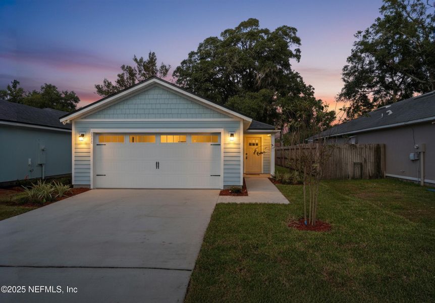 Front exterior of a new home in , Jacksonville, FL, highlighting curb appeal (Image 27). Front exterior of a new home in , Jacksonville, FL, highlighting curb appeal (Image 27).
