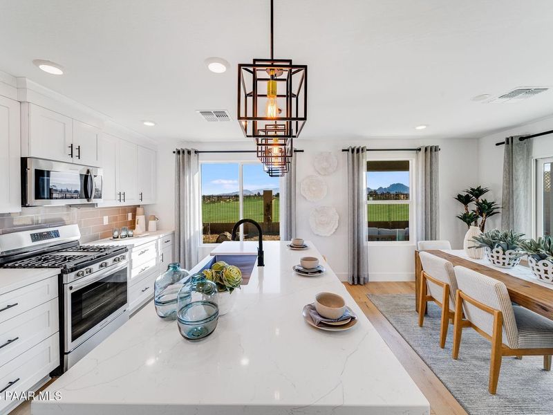 Furnished interior view inside a new home in South Ranch Southern Collection, Prescott (Image 8).