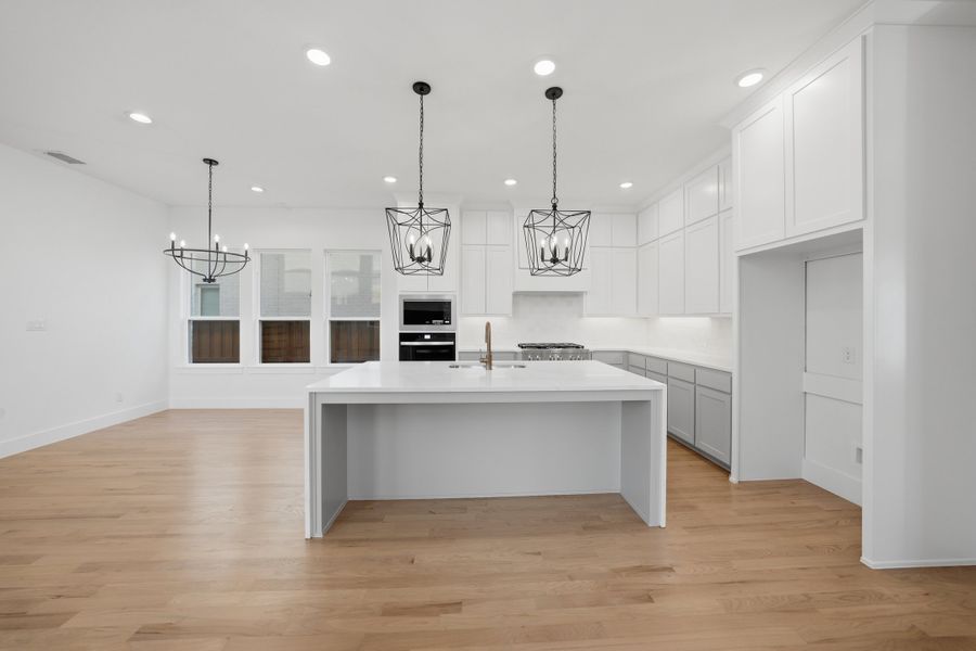 Furnished interior view inside a new home in Fields - 40' Lots, Frisco (Image 7). Furnished interior view inside a new home in Fields - 40' Lots, Frisco (Image 7).