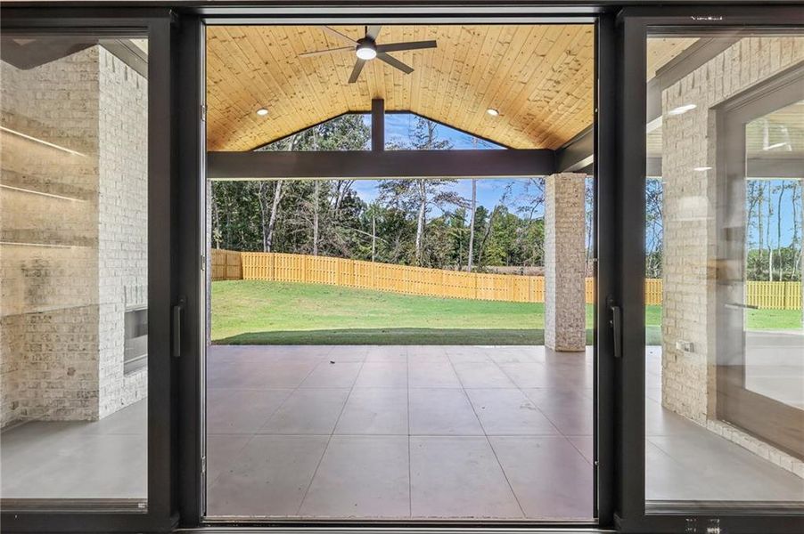 Exterior details and patio area of a home in , Hoschton (Image 3).