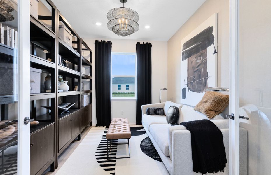 Representative furnished interior of a home built from the Mystique Grand by Del Webb in Del Webb Sunbridge, St. Cloud (Image 27). Representative furnished interior of a home built from the Mystique Grand by Del Webb in Del Webb Sunbridge, St. Cloud (Image 27).