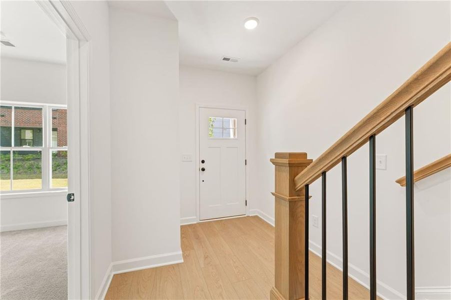 Spacious, unfurnished interior of a new home in Townes at South Main, Kennesaw (Image 14).