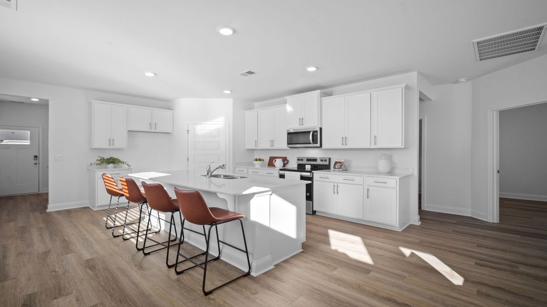 Representative furnished interior of a home built from the Desmond by D.R. Horton in The Lakes at North Glynn, Brunswick (Image 10).