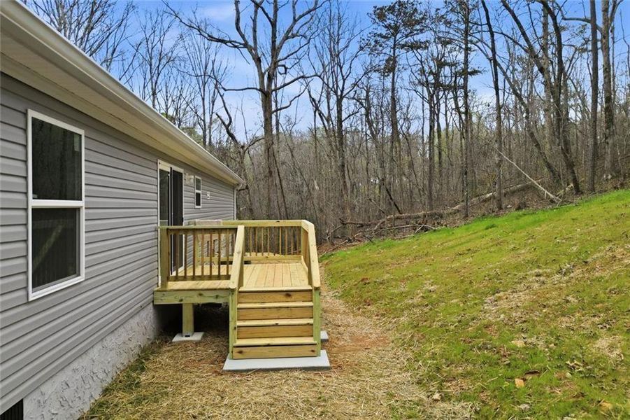 Exterior details and patio area of a home in , Ball Ground (Image 20). Exterior details and patio area of a home in , Ball Ground (Image 20).