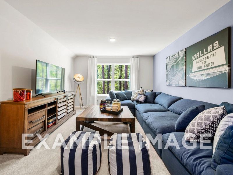 Representative furnished interior of a home built from the The Hickory B by Davidson Homes LLC in Melody Lakeside Estates, Buford (Image 51).