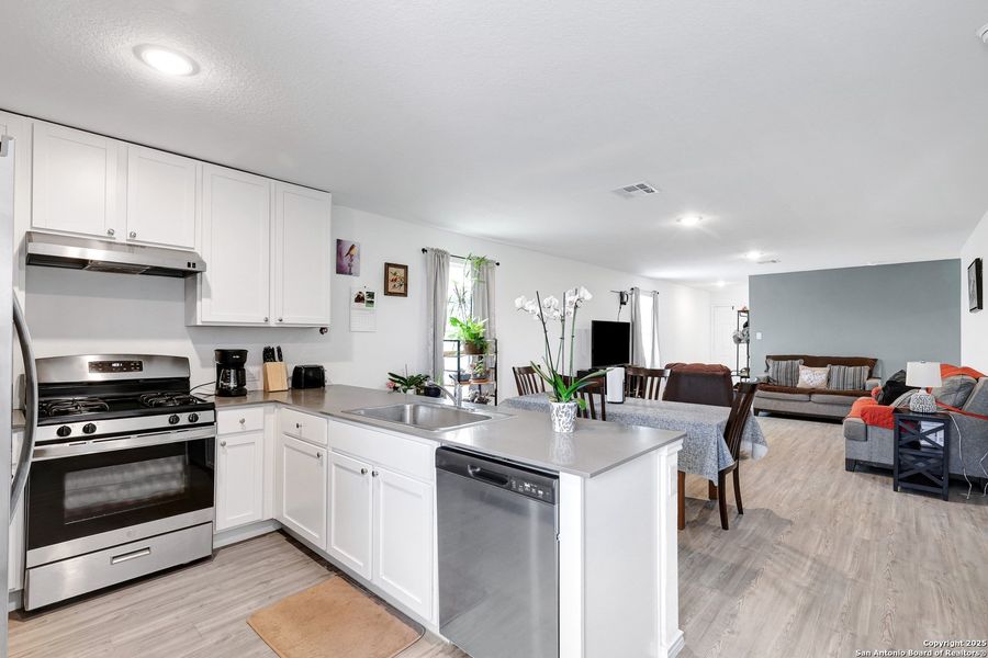 Furnished interior view inside a new home in Crescent Hills: Cottage Collection, San Antonio (Image 11). Furnished interior view inside a new home in Crescent Hills: Cottage Collection, San Antonio (Image 11).