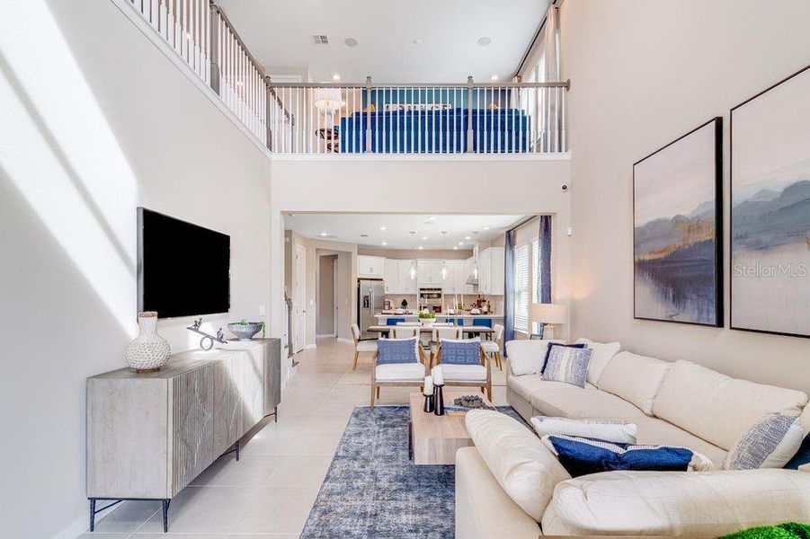 Furnished interior view inside a new home in Lochside, Mount Dora (Image 24). Furnished interior view inside a new home in Lochside, Mount Dora (Image 24).