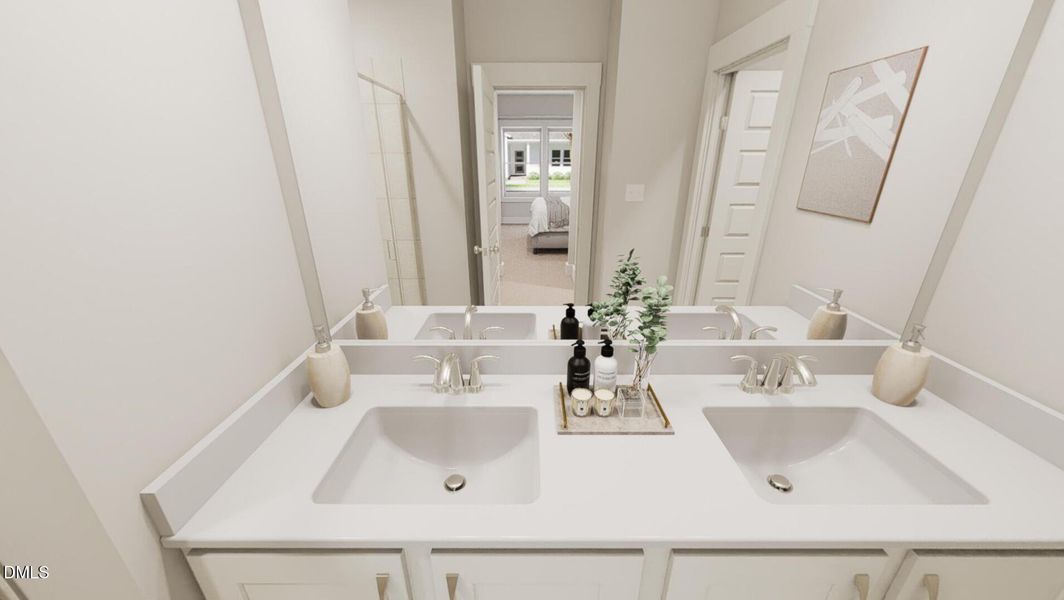 Main Bath - Classic White Button Down In