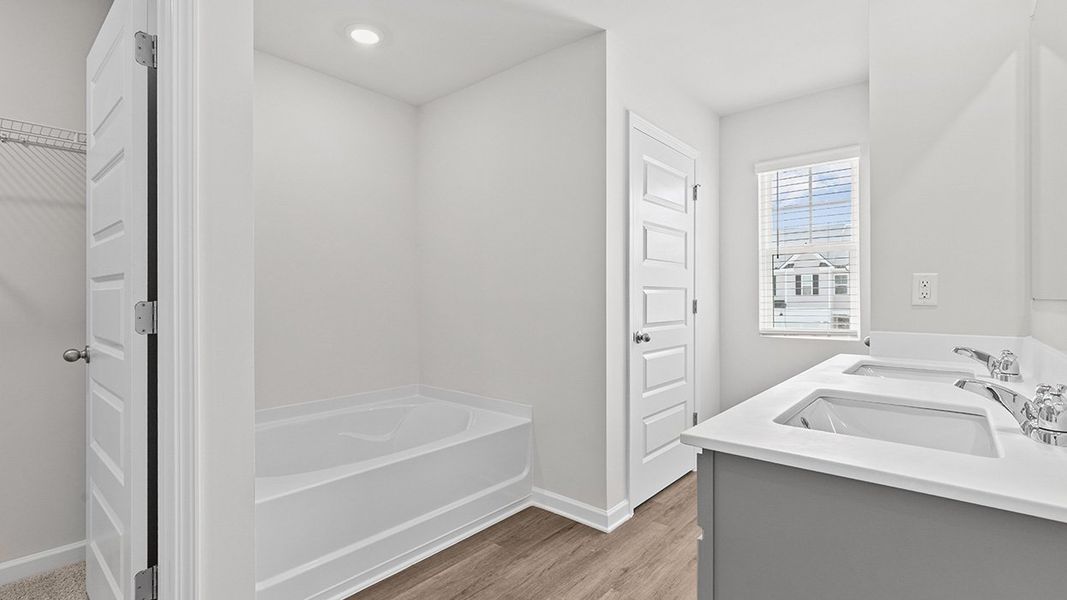 Furnished interior view inside a new home in Echo Glen, Stockbridge (Image 7).