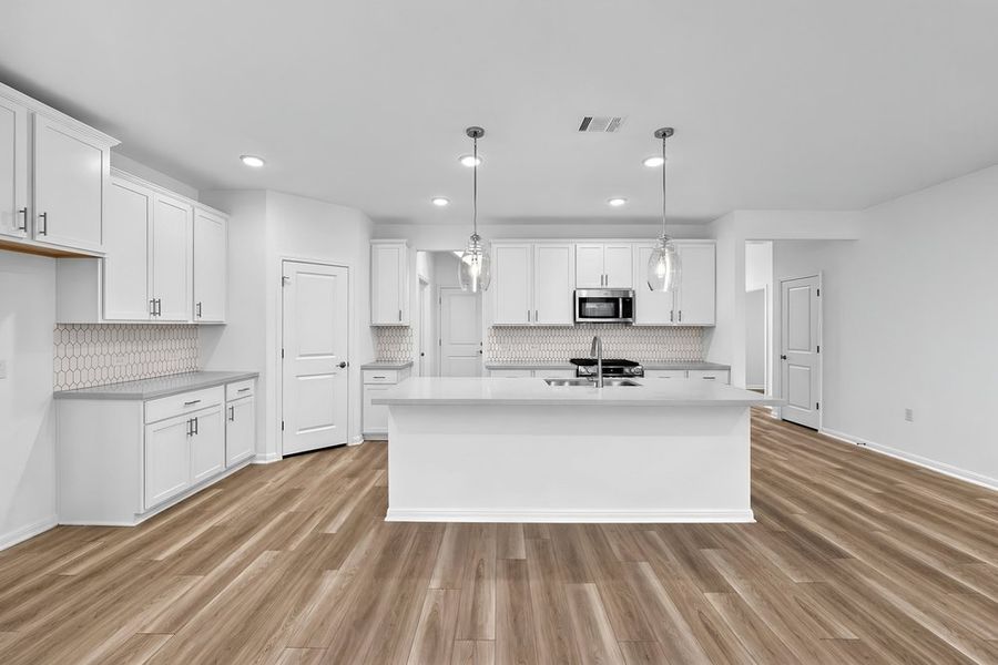 Furnished interior view inside a new home in Lisso, Pflugerville (Image 7).