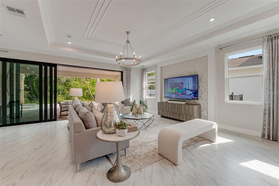Furnished interior view inside a new home in Cresswind DeLand, Deland (Image 11). Furnished interior view inside a new home in Cresswind DeLand, Deland (Image 11).