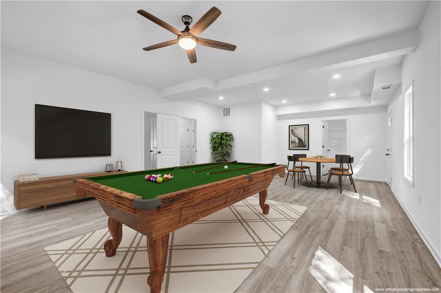 Furnished interior view inside a new home in , Fayetteville (Image 8).