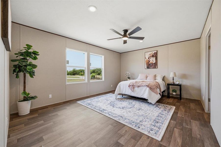 Furnished interior view inside a new home in , Joshua (Image 8).
