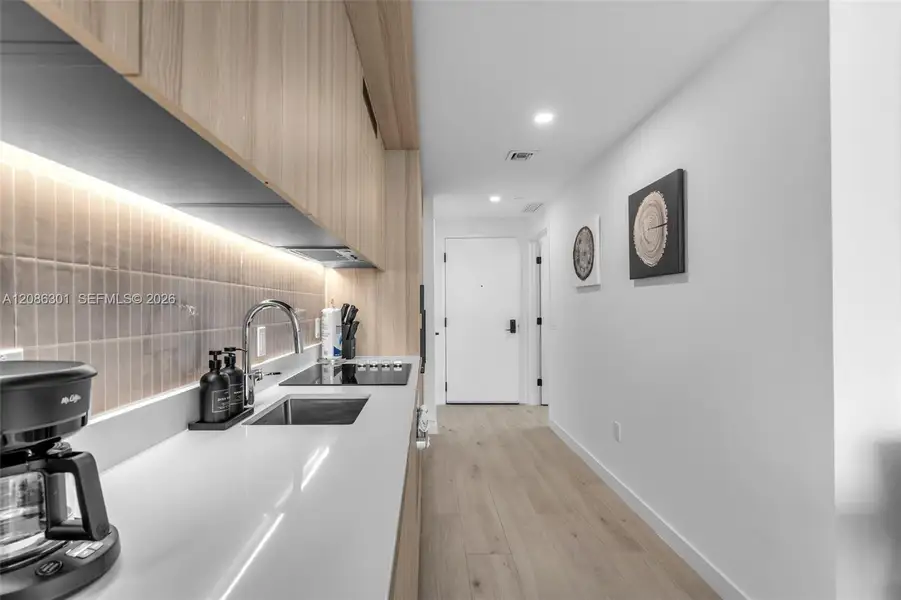 Furnished interior view inside a new home in , Miami (Image 19).