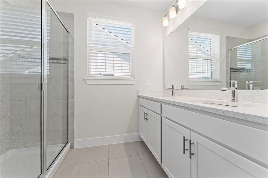 Furnished interior view inside a new home in Brentwood Landing, Oviedo (Image 15).