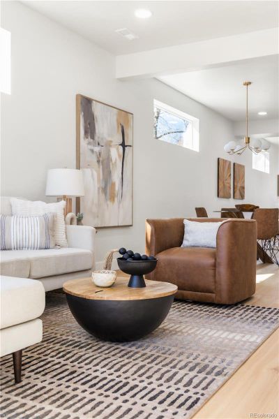 Furnished interior view inside a new home in , Denver (Image 16).