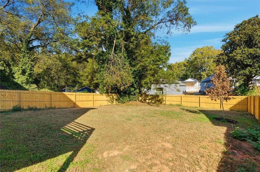 Exterior details and patio area of a home in , Atlanta (Image 30).