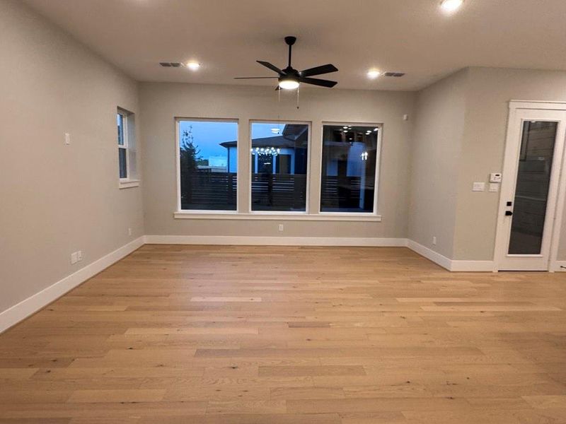 Spacious, unfurnished interior of a new home in Easthaven at Bridgeland Central - Horizon Collection, Cypress (Image 21).