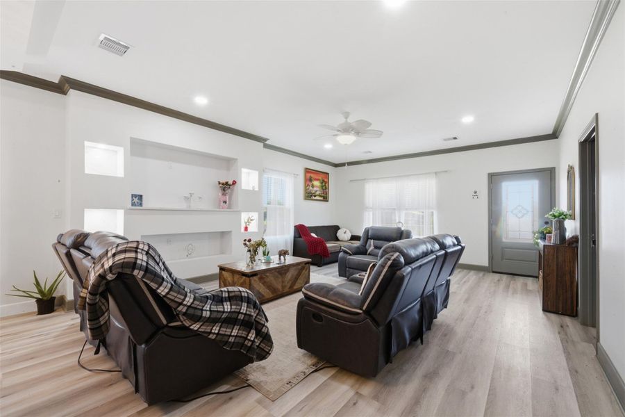 Furnished interior view inside a new home in , Cleveland (Image 8).