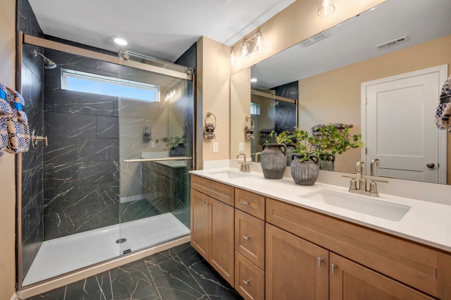 Furnished interior view inside a new home in Townes on Leesville, Durham (Image 10).