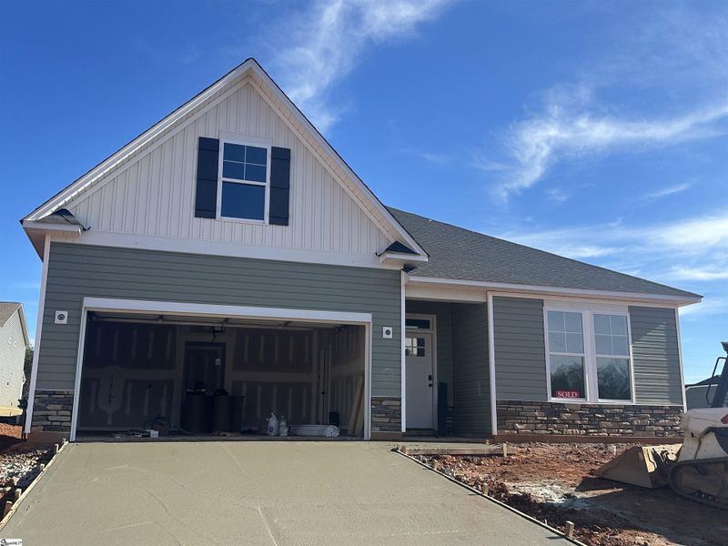 In-progress construction of a new home in Shiloh Trail, Wellford, SC (Image 6).