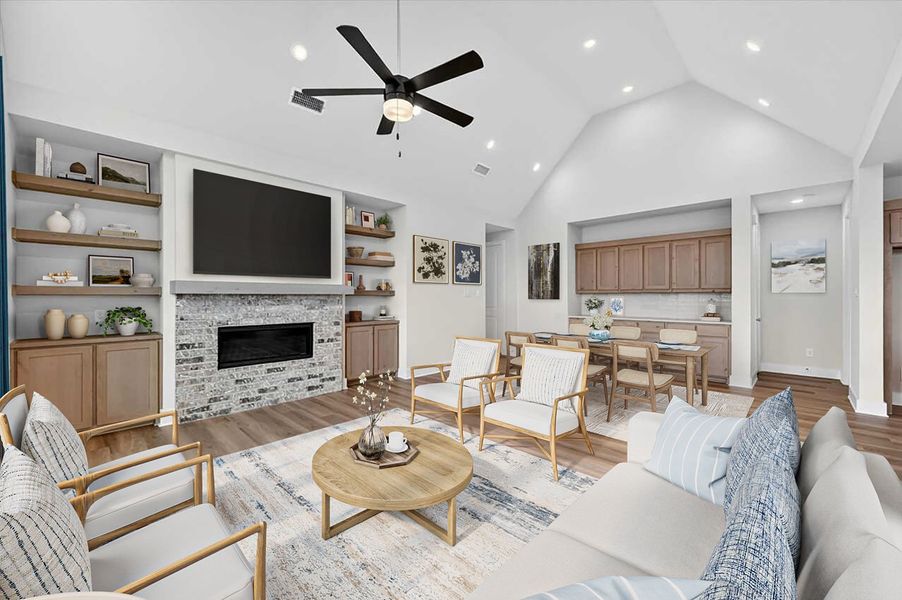 Family Room/Dining Room/Kitchen Family Room/Dining Room/Kitchen