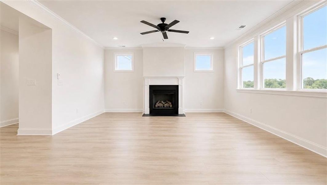 Spacious, unfurnished interior of a new home in Wehunt Meadows, Hoschton (Image 17). Spacious, unfurnished interior of a new home in Wehunt Meadows, Hoschton (Image 17).