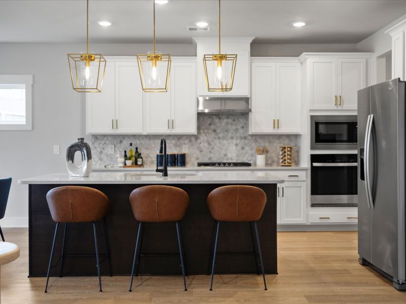 Furnished interior view inside a new home in Crossing at Abner Creek, Greer (Image 3).
