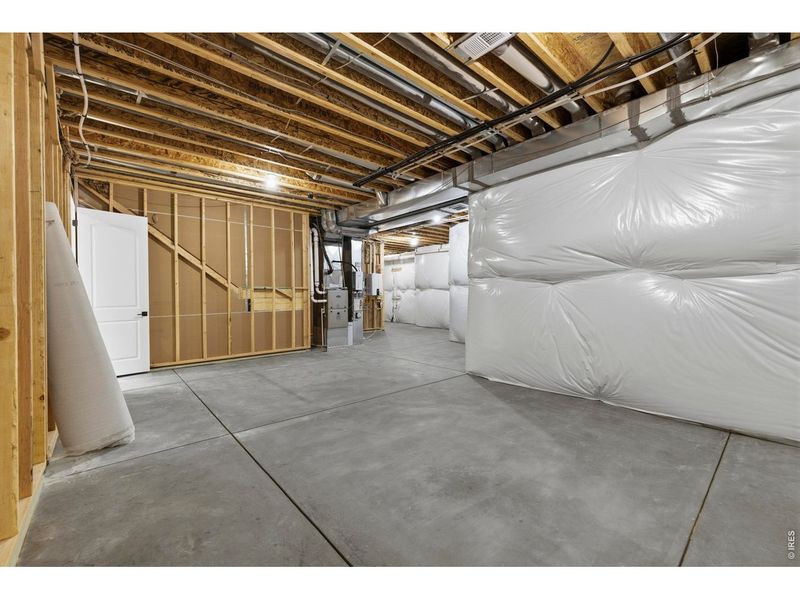 In-progress construction of a new home in , Berthoud, CO (Image 45).