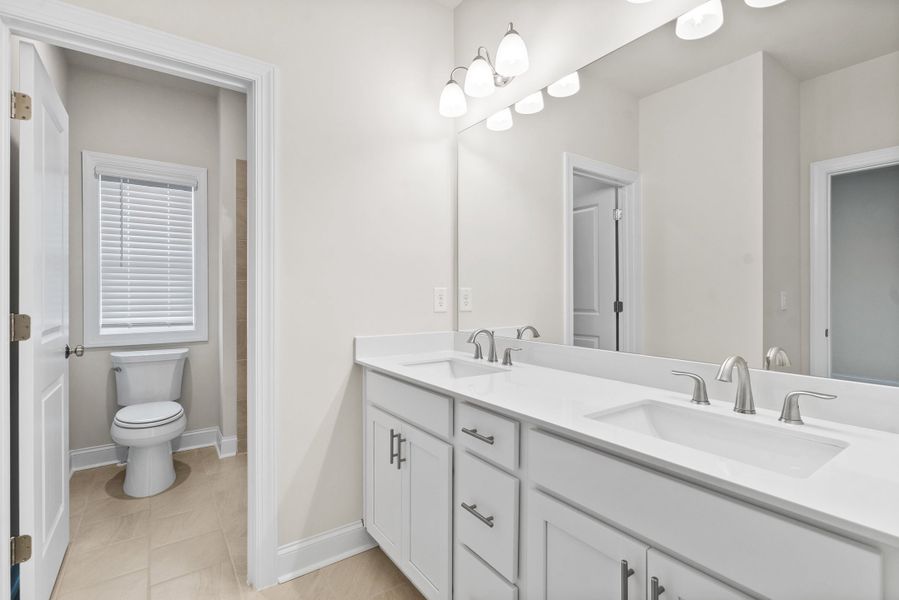 Representative furnished interior of a home built from the The Cantrell by The Providence Group in Aberdeen, Hoschton (Image 14).