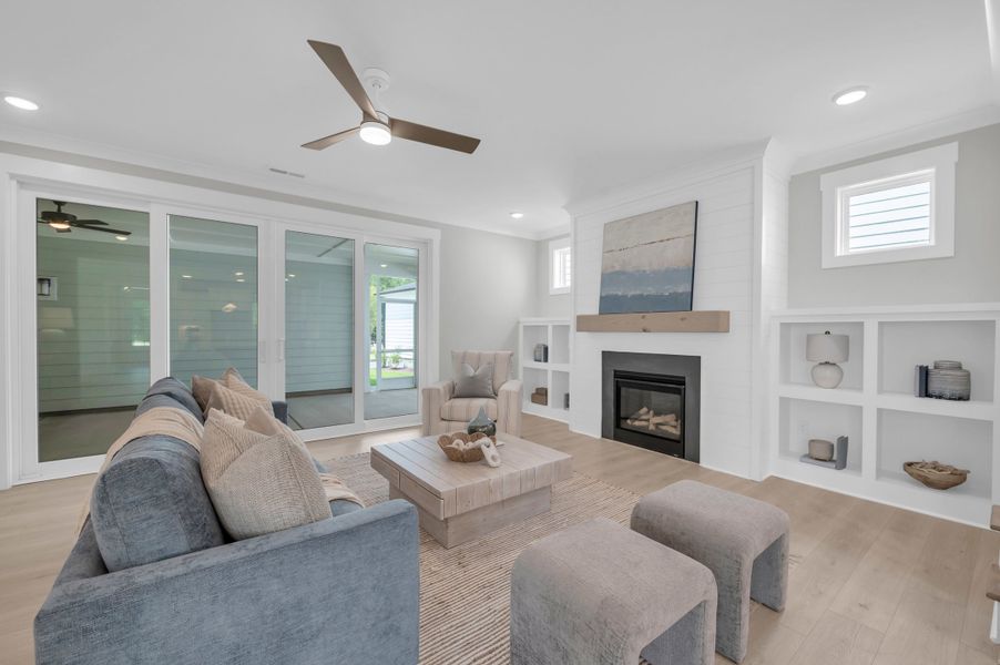 Representative furnished interior of a home built from the The Wisteria by RobuckHomes in East & Mason, Wilmington (Image 46).